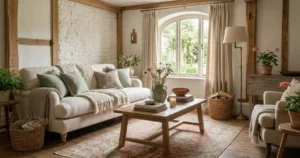 Featured image for 24 Rustic Living Room Ideas for Charming Comfort